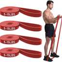 Pull Up Bands, Resistance Bands, Pull Up Assistance Band Exercise Bands for Men & Women Working Out, Body Stretching, Physical Therapy, Muscle Training (Dark Red)