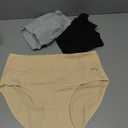 coskefy Women's High Waisted Cotton Underwear Soft Breathable Panties Stretch Briefs Ladies Panties 5 Pack, Multicolor (XL)