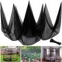 Mosquito Net, 39 x 10 Ft Mosquito Netting for Patio Insect Bird Netting for Garden Protection, Hexagonal Mesh Garden Net Breathable Plant Covers Protect Vegetables Fruits from Birds Bugs
