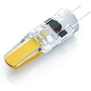 G4 LED Light Bulbs 3000K Warm White Lighting Dimmable, 3W Equivalent to 30W AC DC 12V-24V, Bi-pin LED Bulb Silicone G4 LED Bulbs (10-Pack)