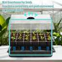 RooTrimmer 10-Pack XL Seed Starter Tray with Dome – 24 Large 2" Cells per Seedling Starter Trays (Total 240 Cells), Seed Growing Tray with Humidity Lids for Greenhouse Home Plant Propagation