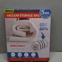 Space Saver Bags, Mattress topper storage bag, Oversized Vacuum Bags, Space Saver Sealer Compression Bags for Comforters, Blankets, Pillows, Bedding, Clothes, Twin/ Twin-XL)