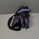 Large Sewing Supplies Organizer, Double Layer Sewing Storage Organizer with Two Detachable Dividers, Travel Sewing Bag Organizer with Shoulder Strap for Accessories, Purple, (Bag Only)