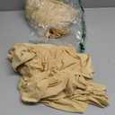 Table Cloth 2 Pack Champagne 6FT Spandex Tablecloth for Rectangle Fitted Table Cloths Stretch Covers Washable Wrinkle Free Tablecloths for Festival Camping Picnic Wedding Party