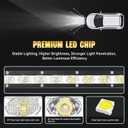 Willpower 32 Inch 150W Single Row Led Light Bar Flood Spot Combo Beam Slim Off Road Light Fog Work Lamp Driving Lights for 4X4 Tractor Truck Boat ATV UTV SUV