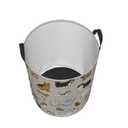 Gbuzozie Cute Dogs Animals Print Round Laundry Hamper Storage Basket Toys Clothes Organizer Bin For Home Bathroom Bedroom Dorm Nursery, 38l