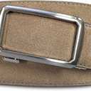 Men's Suede Leather Belt Genuine Leather Casual Dress Belt or Ratchet Belt Multi Color & Width Style (Size 36/38)