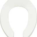 American Standard 5901110T.020 Commercial Heavy Duty Open Front Elongated Toilet Seat, White