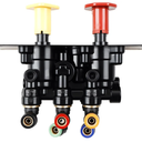 Misakomo 801631 MV3 Dash Air Brake Control Valve  5013293 MV3 Trailer Parking Brake Valve  Compatible with Bendix BX801631 7455013293, Freightliner BW5013293, and Volvo BW801631.