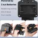 2 x Pawfly Automatic Fish Feeder for Aquarium, Auto Vacation Timer for Tank 60 ml Adjustable Fish Food Dispenser for Pellets Strips, Battery Operated (Battery Not Included)