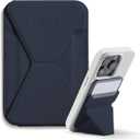 MOFT Magnetic Wallet Stand Compatible with iPhone 17/16/15/14/13/12 Series, Angle Adjustment & Magsafe Compatible MOVAS Phone Stand,Navy Blue