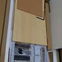 ARTETHYS Wall Mounted Desk with LED Light Multifunctional Fold Down Laptop Computer Table Writing Workstation with Storage Compartments Space Saving for Home Office Wood Color