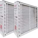 2-Pack MERV 13 Pleat Furnace Filter - Only Compatibility with April-air 201 HVAC AC 2200 2120 2250 Space-Gard and Fit Honeywell POPUP2200 air filter (Actual size 21''1/5x25''1/25x5''15/64 inch)