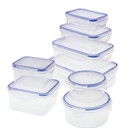 Food Storage Containers with Lids Airtight, Plastic Food Container Set, SIKITUT Airtight Storage Containers(8 Pack) for Home, Kitchen, Leak Proof, BPA-Free