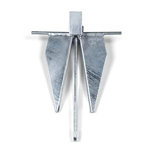 Lewmar Galvanized Steel Fluke Anchor 8 lbs., for Boats up to 18' - 2020202776