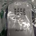 Puroma Key Lock Box, Portable Combination Lockbox Wall-Mounted Key Storage Box for House Keys, Resettable Code Safe Security Lock Box for Home, Office, Apartment Spare Key Storage (1 Pack, Gray)