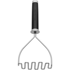 KitchenAid Gourmet Stainless Steel Wire Masher, 10.24-Inch, Black