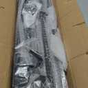 10 Pack Iron Balusters Hollow Double Knuckle Stair Spindles Hollow Single Knuckle Iron Spindles 1/2" Square Metal Balusters with 20 Swivel Shoes