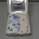 TotAha Premium Stretchy Pack N Play Playard Sheets | Mini Crib Sheets (2-Pack)-Hypoallergenic, Silky Comfort, AButtery Soft, Calming Effect, All-Season Jersey-Knit (Blue Flower & Small Floral)