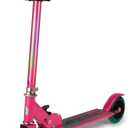 Limited Too Kick Scooter for Girls 5-12 Years, Light-Up Wheels, Glitter Deck, Adjustable Handlebar, Foldable 2-Wheel Kids Scooter, Holds up to 75 lb