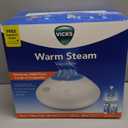 Vicks Warm Steam Vaporizer & Humidifier 1.5 Gallon Tank for Small and Medium Rooms, Night Light, Works with VapoPads and VapoSteam