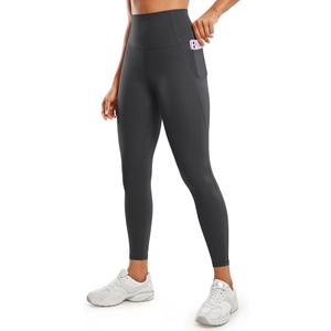 CRZ YOGA Butterluxe Workout Leggings Pockets 25'' - High Waisted Gym Womens Yoga Pants Buttery Soft Larg