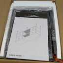 Furologee TV Stand with 4 Drawers, 43 Inch Entertainment Center with Open Shelves, Media Console Table for 50" TV, Television Stand for Bedroom, Living Room/Rustic Brown