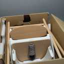 Momcozy DinerPal Wooden High Chair for Babies, Toddlers & Adults Up to 308 Lbs, Convertible Baby Highchair with Food-Grade Tray, Dishwasher-Safe, Adjustable & Ergonomic, Natural Wood