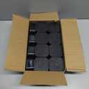 20 Pack Stackable Furniture Risers, 1.38" Bed Risers Desk Leg Risers, Black Stackable Square Bed Lifts Risers, Heavy Duty Square Furniture Raising Blocks for Couch/Table/Desk/Chair/Sofa/Cabinet