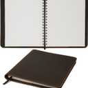 Large Size Journal Cover for hard cover notebook, Rustic Leather Journal Cover (8.5 x 11 inches), Full Grain Leather Journal Cover, Handmade (Brown)