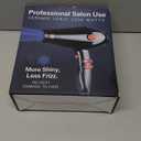 JOHN Professional Hair Blow Dryer, Fast Drying Powerful 2200W, Ionic for No Damage to Hair, Blast Turbo 6900, Black