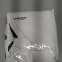 Waffle Scalloped Shower Curtain White Cotton Fabric Shower Curtains for Bathroom 72''W  72''L