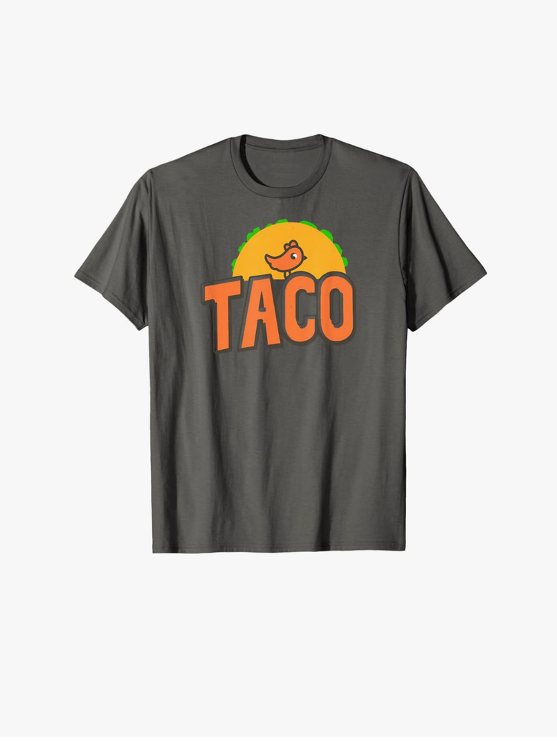 TACO Trump Logo Trump Always Chickens Out Trump Chicken Taco T-Shirt
, Size -3XL