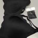 COCOMARTS Jelly Bras for Women No Underwire Scalloped Push Up Wireless Bralettes Seamless Soft Comfort Everyday Tshirt Bra (XX-Large, Black)