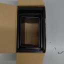 Chuangdi 2 Sets Acrylic Display Risers, Product Stand, Jewelry Display Riser Shelf Showcase Fixtures for Dessert Cupcake Candy Figure Treat Action Showcase(Black,Small Set)