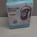 Joyfuture Automatic Bubble Machine, Black Bubbles Blower for Kids, Toddlers - 360 Rotation, 75 Adjustment, with LED Light - Gifts for Boys, Girls, Outdoor, Birthday, Party