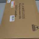 kakoya Flickering Flameless Candles Battery Operated with Remote and 2/ 4/ 6/ 8 H Timer Acrylic Led Pillar Candles Pack of 9 (appr D2.3"xH5.5"6.5"7.5")with Realistic 3D Wick Candles for Home Decor(White)