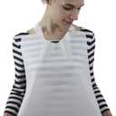100 Pack Disposable Plastic Adult Bibs