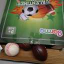 Garma 28 Pack Valentines Gift Cards with Mini Foam Sport Balls Bulk Toys for Kids Classroom Exchange Prizes and Goodie Bags Stuffers, Valentines Stress Relief Party Favor Toys