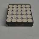 Amari 12g Tea Lights - 100 Pack Tea Light Unscented Candle - Lasts for 3-5 Hours (White)