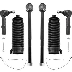 ASTARPRO 6pcs Front Inner and Outer Tie Rod Ends Complete Kit and Boots Replacement for Cadillac Escalade Chevy Avalanche Silverado Suburban Tahoe GMC Sierra Yukon XL 1500