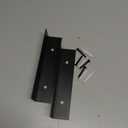 Garage Door Rodent Guard  Aluminum Mouse Snake Shield Plates  Rust-Proof Garage Bottom Corners  Universal Fit  Easy Install with Screws (2 Pack)