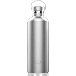 Triple Tree 34OZ Vacuum Insulated Stainless Steel Water Bottle, Double Wall Wide Mouth Lids Keeps beverage Hot or Cold Sweat Proof