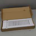 Farmhouse Candle Sconces Set of 2, Distressed White Wood Shutter Wall Candle Holder, Hanging Wall Decor for Living Room Bedroom Bathroom, 15.7" H