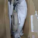 Electric Baby Swing for Infants to Toddler| Portable Infant Swing with Remote Control, Rocker with 5 Speeds, 3-Point Harness for Baby Boy Girl (Light Grey)