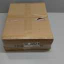 Tv Tray Table Set of 2, 8-Level Adjustable Height Couch Side Table90 Tilt Angle Adjustments C-Shaped End Table, with Phone & Tablet Slot Sofa Computer Desk for Couch, Sofa, Bed, Chair, Living Room (Brown)