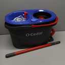 O-Cedar RinseClean Spin Mop & Bucket System | Clean with Water | Removes 99% of Bacteria Plastic
