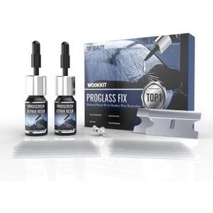 Windshield Chip Repair Kit, 2026 New Upgrade Car Windshield Crack Repair Kit,DIY Quick Resin Glass Repair Liquid Kit for Chips & Cracks, Long-Lasting for All Crack Types- 2 Bottles