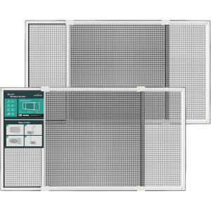 Paramondo Expandable Window Screen, Horizontal (20" H x 28.6" - 54" W, 2 Pack) Adjustable Window Screens, Replacement Window Screens for House Windows