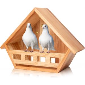 SWANGSA Cedar Mourning Dove Nesting Box, Birdhouses for Outdoor Doves and Other Small Birds (1 Pack)